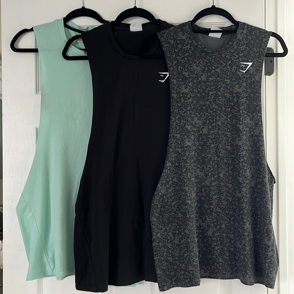Gymshark Critical 2.0 Drop Arm Tank Bundle